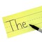 100 Pack Colored Sentence Strips for Teacher Supplies, Classroom, Lined Paper Borders for Writing Words (5 Colors, 3 x 24 in)